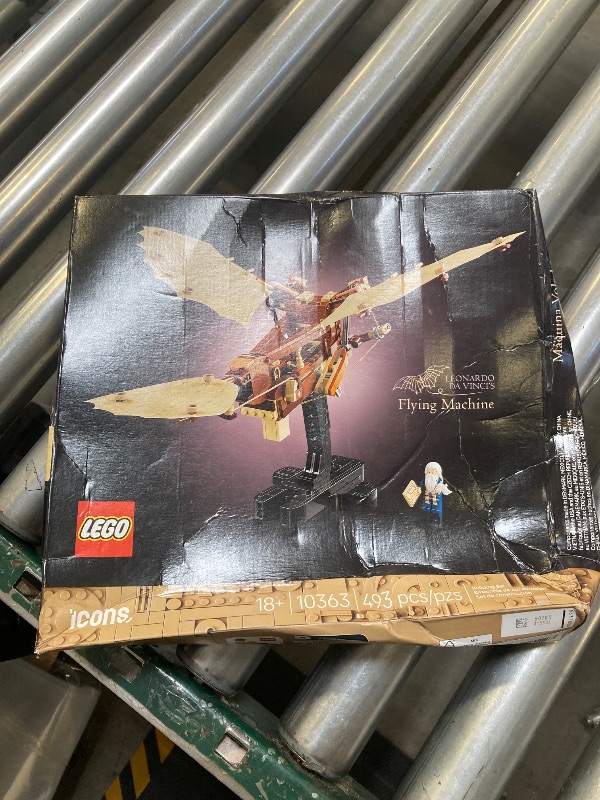 Photo 1 of LEGO Icons Leonardo da Vinci's Flying Machine DIY Kit - Ornithopter Building Set for Adults, Ages 18+ - Craft for Home or Office Decor with Display Stand - Gift Idea - 10363
