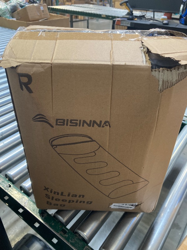 Photo 1 of BISINNA 0 Degree Winter Sleeping Bags(480GSM) for Adults-Cold Weather Camping Sleeping Bag-Comfortable Warm Portable Sleeping Bags with Pillow Compression Sack for Backpacking Hiking Outdoor