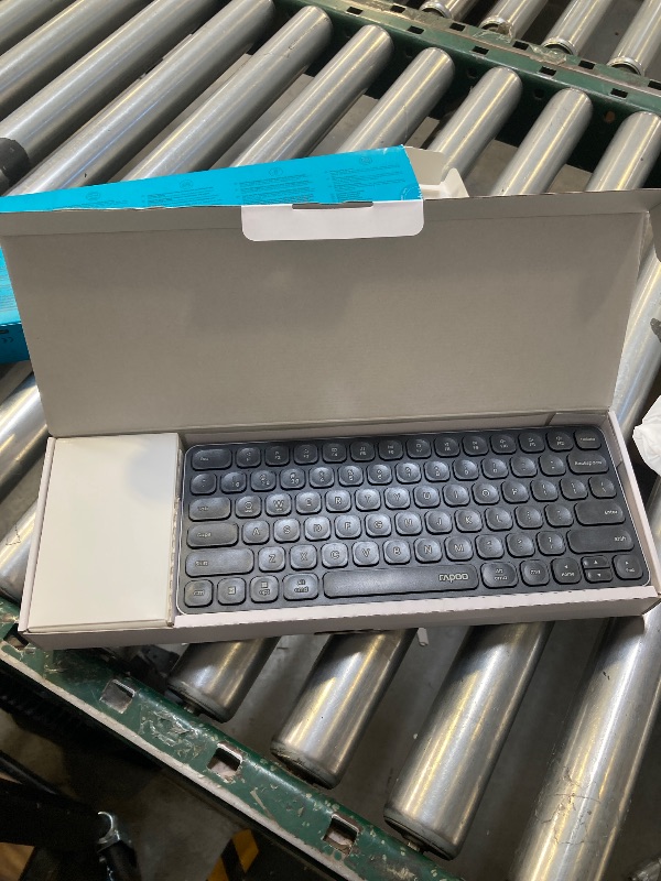 Photo 1 of Rapoo 9010M Multi-Device Keyboard and Mouse Combo, 2.4GHz/Bluetooth 5.0/4.0 Wireless Keyboard & Mouse Set for Windows/Mac/Linux/Chrome, Support 4 Devices, Low-Profile Silent Click, Battery Powered