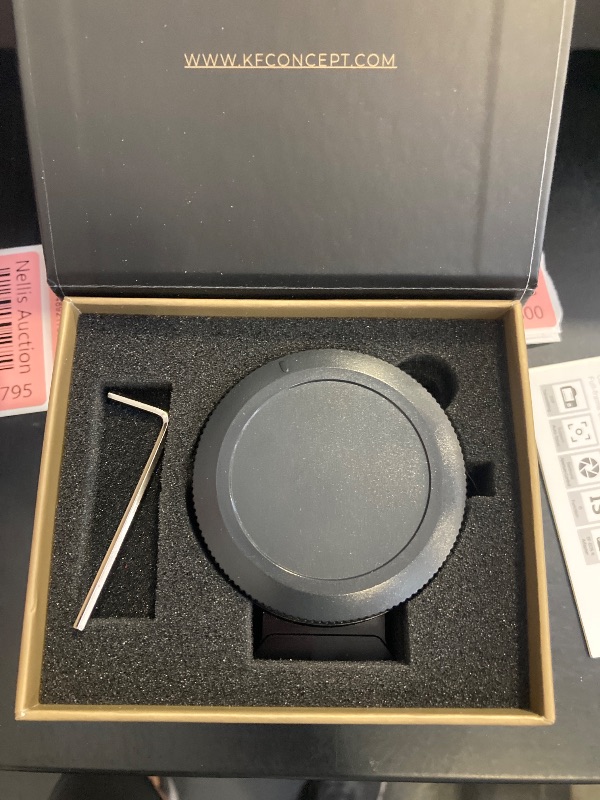 Photo 1 of K&F Concept EF to EOS R Adapter, Auto Focus Lens Mount Adapter for Canon EF EF-S Lens and Canon EOS R Mount Cameras