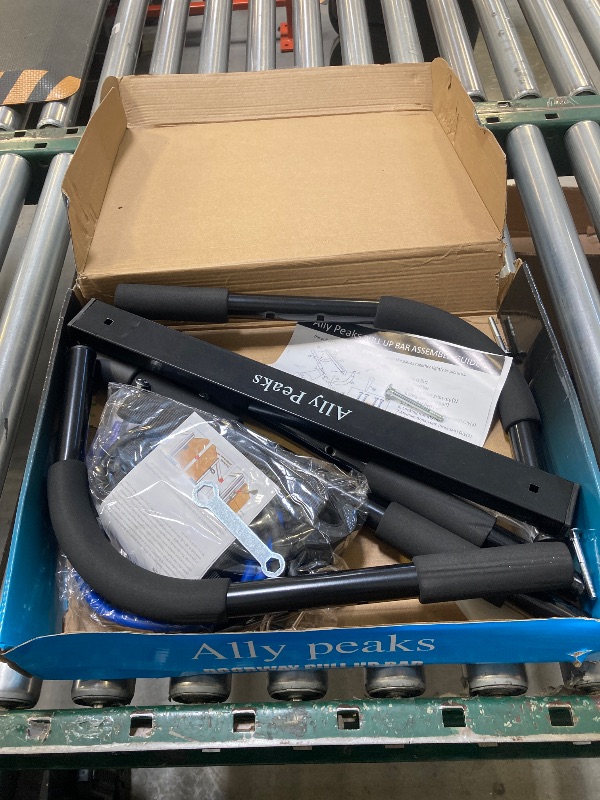 Photo 1 of Ally Peaks Pull Up Bar for Doorway | Thickened Steel Max Limit 440 lbs Upper Body Workout| Multi-Grip Strength| Indoor Chin-Up Bar Fitness Trainer for Home Gym Portable