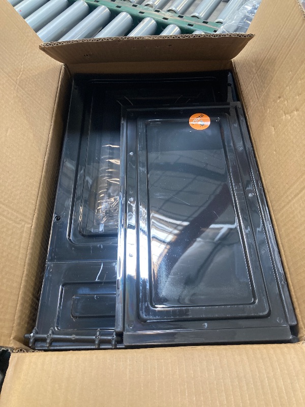 Photo 1 of 7 code Thicken & Sturdy Clear Shoe Storage Organizer with Magnetic Door, Stackable Boxes for Closet, Foldable Shoe Rack for Sneaker Boot Container, Plastic Shoe Cabinet Shoe Box 6 Pack, Black