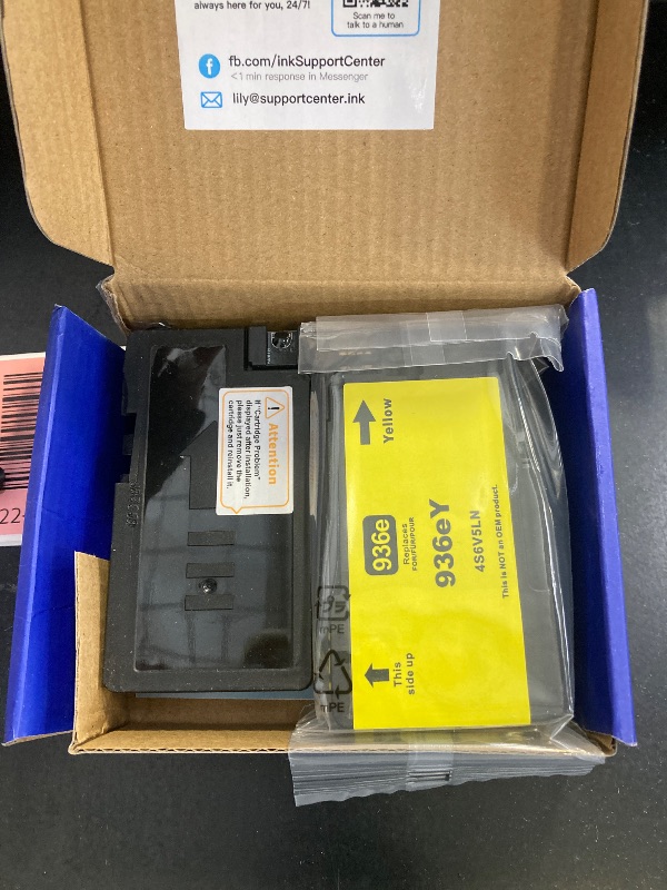 Photo 1 of 936XL 936 Ink Cartridges Combo Pack (4-Pack) Replacement for HP 936XL Ink Cartridges Work with OfficeJet Pro 9110, 9120, 9130, 9730, 9720 Series Printers