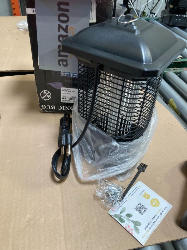 Photo 1 of AMUFER Bug Zapper for Outdoor & Indoor, 1/2 Acre Coverage Mosquito Lamp with 18W Bulb & 4400V High-Voltage, 100% Improvement in Mosquito Control Effect, Electric Fly Trap for Patio, Backyard, Home