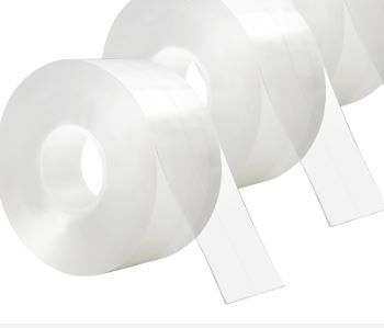 Photo 1 of 2Rolls 10.5 Feet Caulk Tape Toilet Caulking Strip Self Adhesive Bathroom Sealing Peel and Stick Caulk Strip for Bathtub, 1.5 Inches (Transparent)