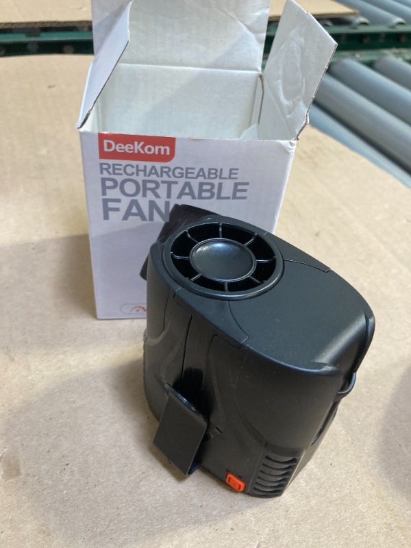 Photo 1 of 2025 Portable Personal Waist Fan& Neck Fan, 14000RPM Brushless Motor, 40H Runtime Rechargeable, 6-Speed Quiet Operation, Clip-On Personal Body Cooling for Camping/Worksites/Outdoor