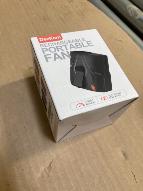 Photo 1 of 2025 Portable Personal Waist Fan& Neck Fan, 14000RPM Brushless Motor, 40H Runtime Rechargeable, 6-Speed Quiet Operation, Clip-On Personal Body Cooling for Camping/Worksites/Outdoor