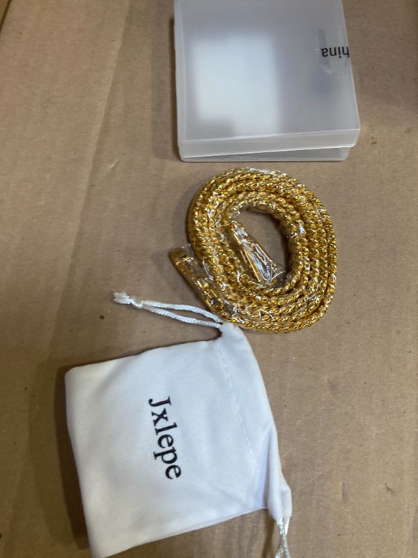 Photo 1 of 18K Gold Stainless Steel 8mm DIY Belt for Purse Shoulder Crossbody Hand Bag Accessories Replacement with Solid Buckles