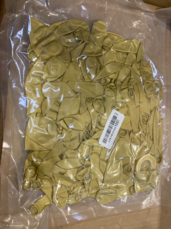 Photo 1 of RUBFAC 129pcs Metallic Gold Balloons Different Sizes 18 12 10 5 Inch, Latex Balloon Garland Arch Kit for Party Graduation Wedding Holiday Happy Birthday Decoration