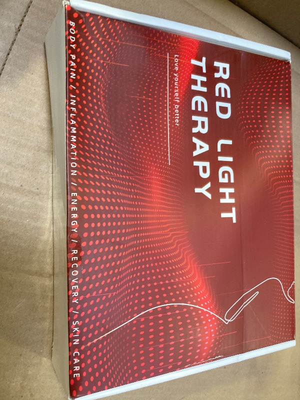 Photo 1 of Red Light Therapy Infrared Light Therapy Wrap Belt for Body Pain Relief Wearable Large Pad for Waist Back Stomach Muscle Repair, Decrease Inflammation, Speed Healing LED 660nm&850nm with Controller