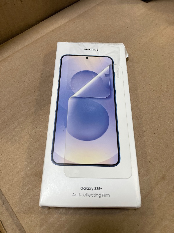 Photo 1 of SAMSUNG Galaxy S25+ Anti-Reflecting Film, Phone Screen Protector, Increased Visibility, Dust and Fingerprint Protection, Anti-Scratch, US Version, EF-US936CTEGUS