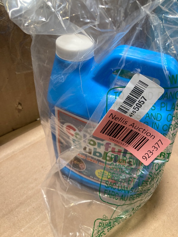 Photo 1 of Lulu Home Concentrated Bubble Solution, 1 L/ 33.8 OZ Refill for Bubble Machines, Giant Wands, and Blowers - Up to 2.5 Gallons for Kids' Birthday Parties