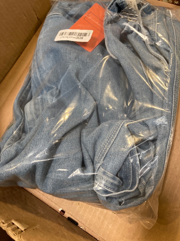 Photo 1 of 38W/30L----HISEA Mens Denim Bib Overalls, Men's Regular Fit Overall Flex Workwear with Adjustable Straps and Convenient Tool Pockets