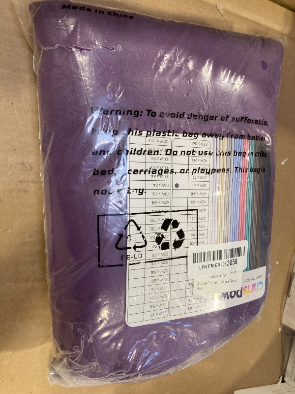 Photo 1 of ChrisDowa Grommet Blackout Curtains for Bedroom and Living Room - 2 Panels Set Thermal Insulated Room Darkening Curtains (Royal Purple, 42W x 63L)