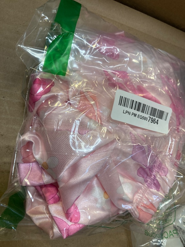 Photo 1 of Kuriozud Toddler Girl Satin Pajamas Set Summer Short Sleeve Button Down Shirt Top and Shorts 2pcs Pjs Sets Sleepwear (Multicolor Bows Pink, 9-10 Years)