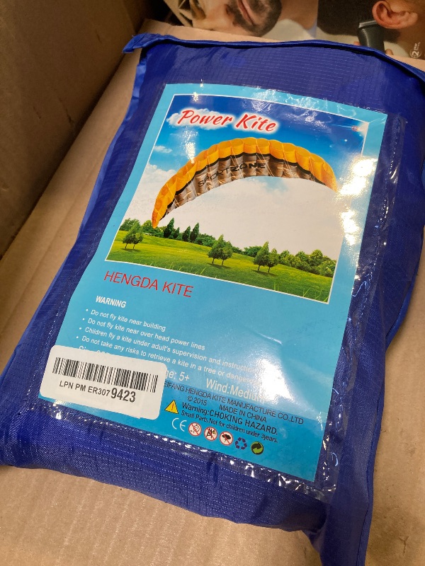 Photo 1 of 2.5m Dual Line Stunt Parafoil Kites Soft Stunt Kite for Beach Blue,red,Green,Yellow Color with Flying Tool