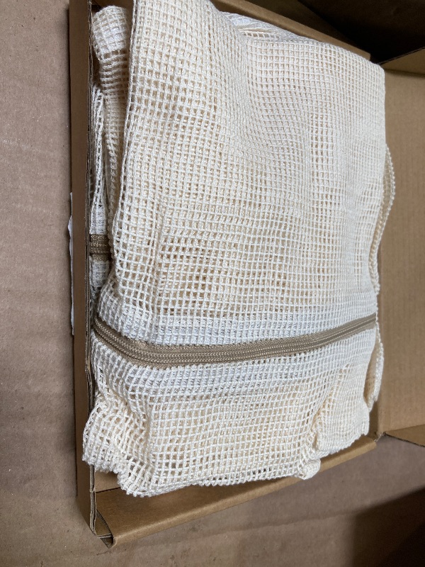 Photo 1 of 6-Piece Bag, Durable Cotton Mesh Laundry Bag, Sturdy Zipper, Breathable Mesh, Exquisite Laundry Bag for Underwear, Clothes, Pants, Shoes and Socks