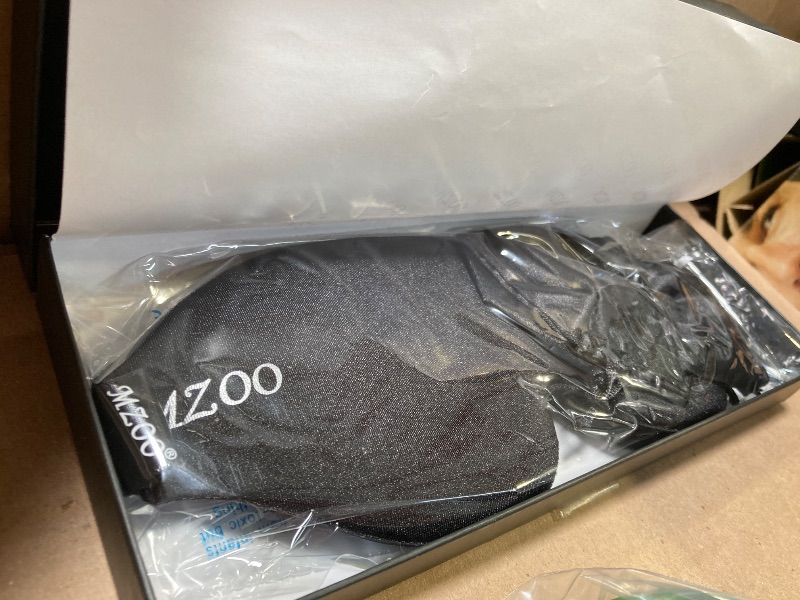 Photo 1 of MZOO Sleep Eye Mask for Side Sleeper Men Women, Zero Eye Pressure 3D Sleeping Mask, Light Blocking Patented Design Night Blindfold, Soft Eye Shade Cover for Travel, Black