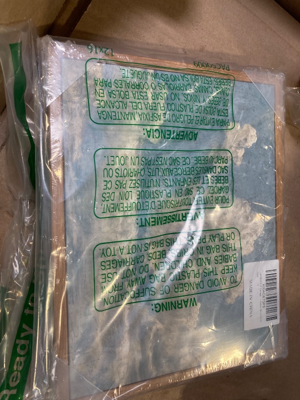 Photo 1 of ARPEOTCY Vintage Framed Canvas Wall Art, Blue Sky Cloud Oil Painting Wall Art for Living Room, Vintage Antique Retro Bathroom Bedroom Kitchen Office Decor Prints (8x10 Inch)