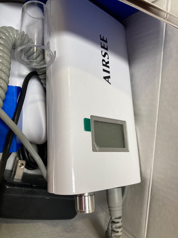 Photo 1 of AIRSEE Rechargeable 30000RPM Electric Nail Drill Professional Portable E File Machine for Acrylic Nail Natural Extension Gel Nails Polish Cuticle, Cordless High Speed for Salon Home Use E8 White