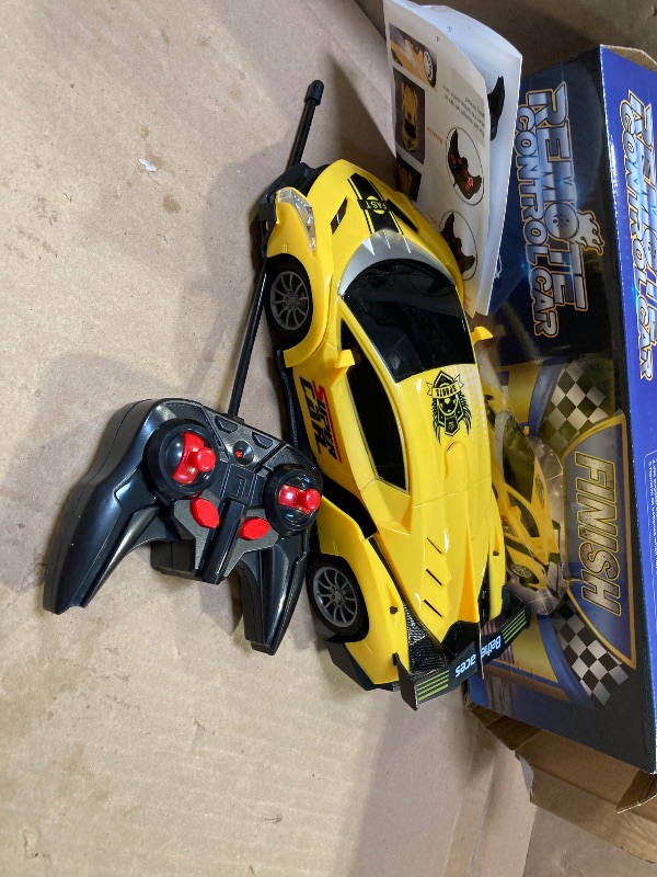 Photo 1 of Growsland Remote Control Car, RC Cars for Kids 1:18 Electric Toy Car Hobby Racing Car Toys with Lights & Controller, Christmas Birthday Gift for 3 4 5 6 7 8 9 Year Old Boys Girls