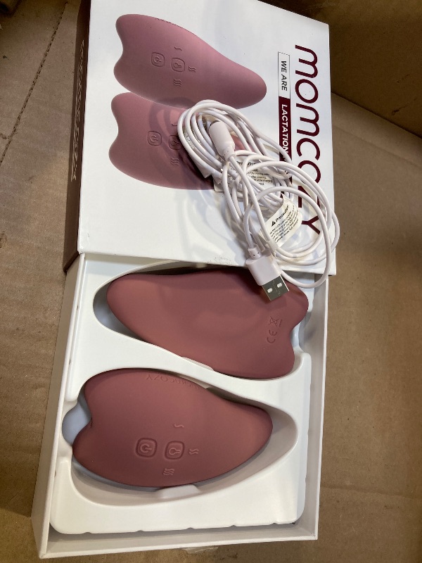 Photo 1 of Momcozy Double Lactation Massager Warming for Breastfeeding, Pumping, Heat & Vibration for Improve Milk Flow, Breastfeeding Essentials for Clogged Ducts, Engorgement