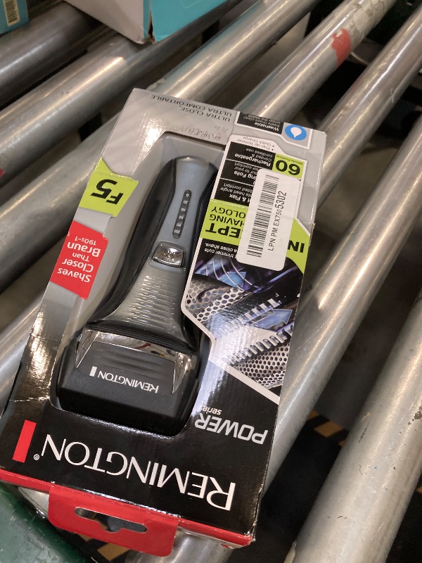 Photo 1 of Remington F5 Power Series Foil Shaver, Electric Razor for Men, Cordless Rechargeable with Pop Up Trimmer, Pivot & FlexFoil Technology, Lightweight Handheld Design, Black