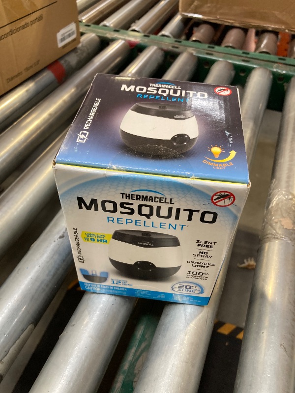 Photo 1 of Thermacell Patio Shield Mosquito Repellent E-Series Rechargeable Repeller; 20’ Mosquito Protection Zone; Includes 12-Hr Repellent Refill; No Flame or Scent; Bug Spray and Bug Zapper Alternative