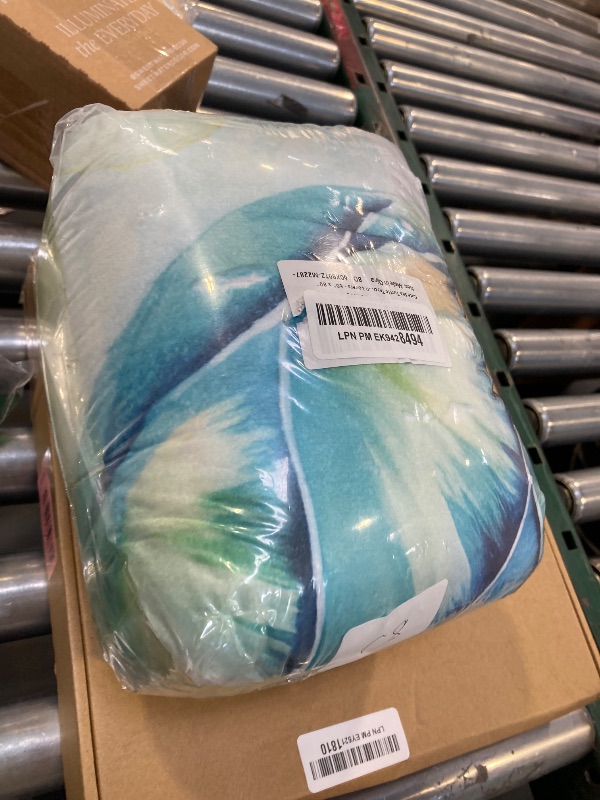 Photo 1 of Cute Sea Turtle Throw Blanket for Kids Girls Boys - Aqua Teal Blue Super Soft Plush Beach Sherpa Blanket for Couch Sofa Bed - Turtle Gifts for Women Lovers - 60" x 80"