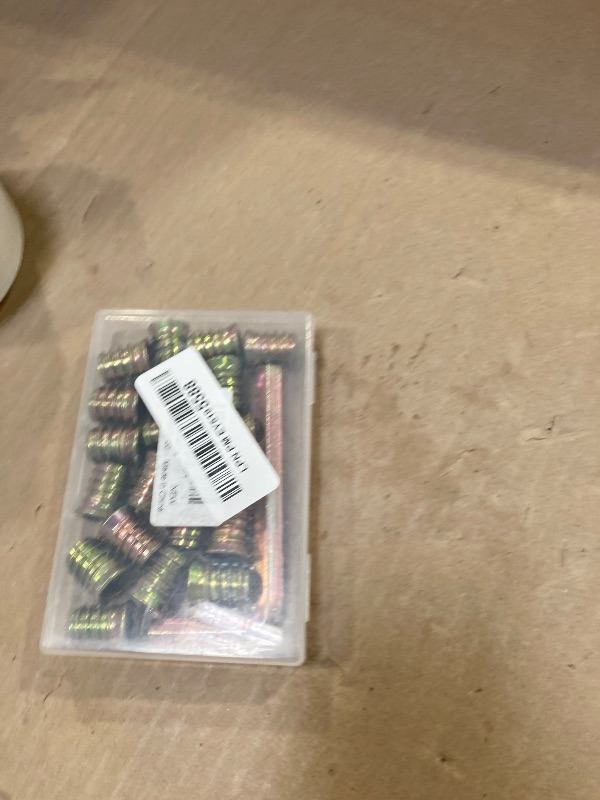Photo 1 of 3/8"-16 Threaded Inserts for Wood Nutsert Furniture Screw-in Nut 20mm Length Hex Drive, 20 PCS