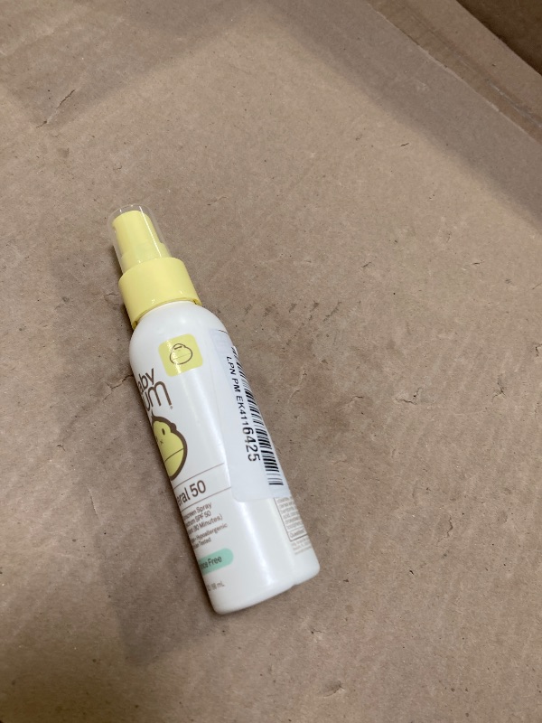 Photo 1 of Baby Bum SPF 50 Sunscreen Spray | Mineral UVA/UVB Face and Body Protection for Sensitive Skin | Fragrance Free | Travel Size | 3 FL OZ
