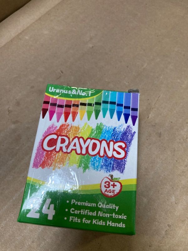 Photo 1 of Crayola 24 Count Box of Crayons Non-Toxic Color Coloring School Supplies (2 Packs)