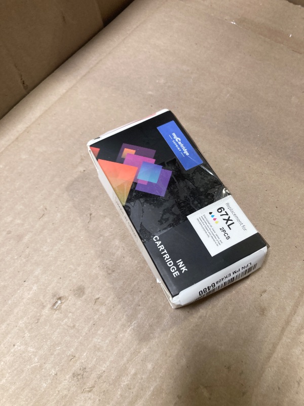 Photo 1 of 67XL HP Printer Ink for HP Ink 67 Replacement for HP 67 Ink Cartridges Black/Color Combo Pack HP67 DeskJet 2755e 2700 2700e 4100 4155e 2734e Envy 6055e 6000 6455e 6400 6458e 6065e Printer Ink HP 67