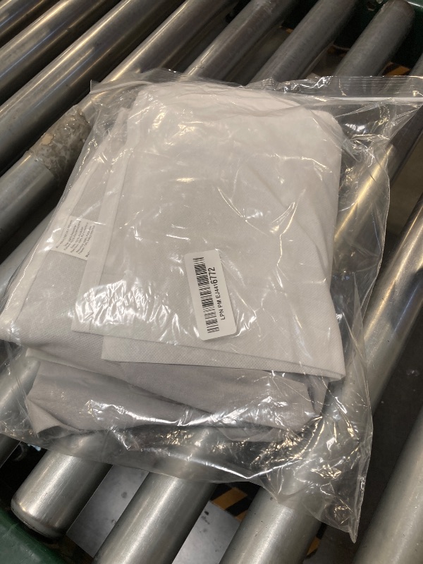 Photo 1 of Spacemaker Extra-Long 21" Drop Length Bed Skirt, Queen, Silver