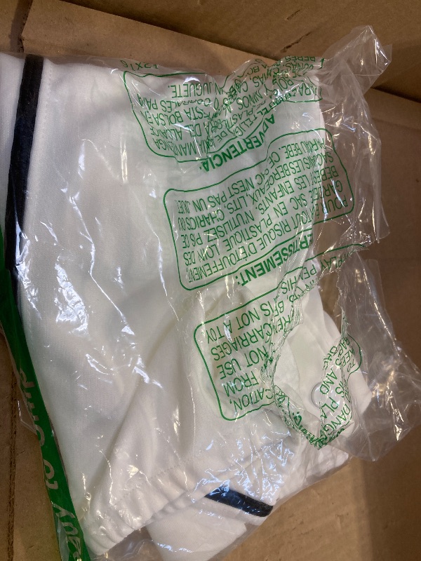 Photo 1 of Mizuno Youth Premier Short Piped Pants, White/Black, Medium