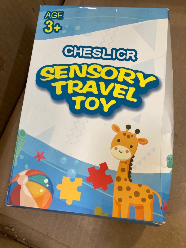Photo 1 of 6PCs Sensory Travel Toys Pack for Toddler 3 4 5 Year Old Quiet Airplane Travel Activities Essential With Icd Writing Tablet Suction Cup Color Sorting Toy for Kid ADHD Autistic Fidget Gift for Boy Girl