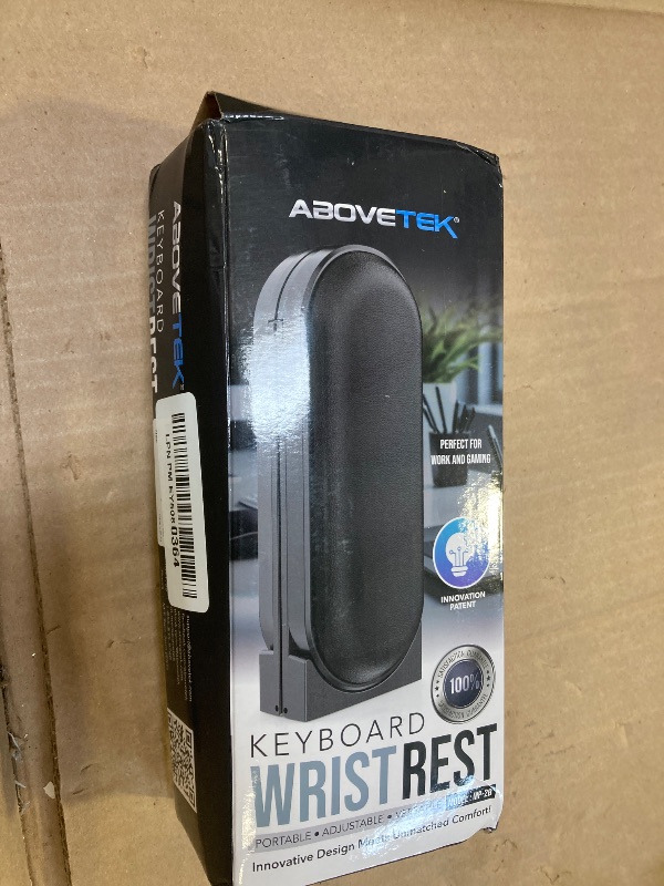 Photo 1 of AboveTEK Keyboard Wrist Rest – Adjustable Angle & 25-Inch Length, Foldable Ergonomic Memory Foam Support for Computer, Laptop & Gaming – Non-Slip, Relieves Forearm & Elbow Pain for Typing & Mouse Use