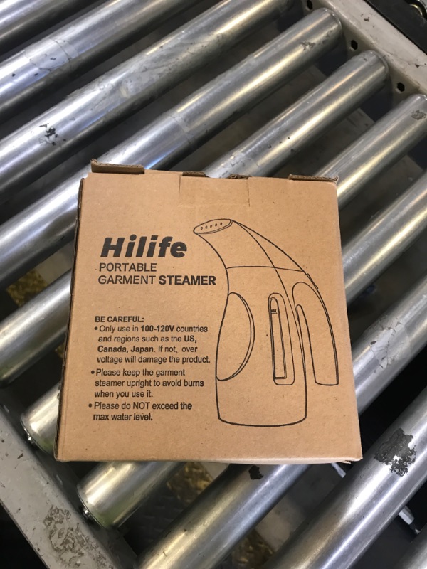 Photo 1 of HiLIFE Steamer for Clothes, Portable Handheld Design, 240ml Big Capacity, 700W, Strong Penetrating Steam, Removes Wrinkle, for Home, Office(ONLY FOR 120V)