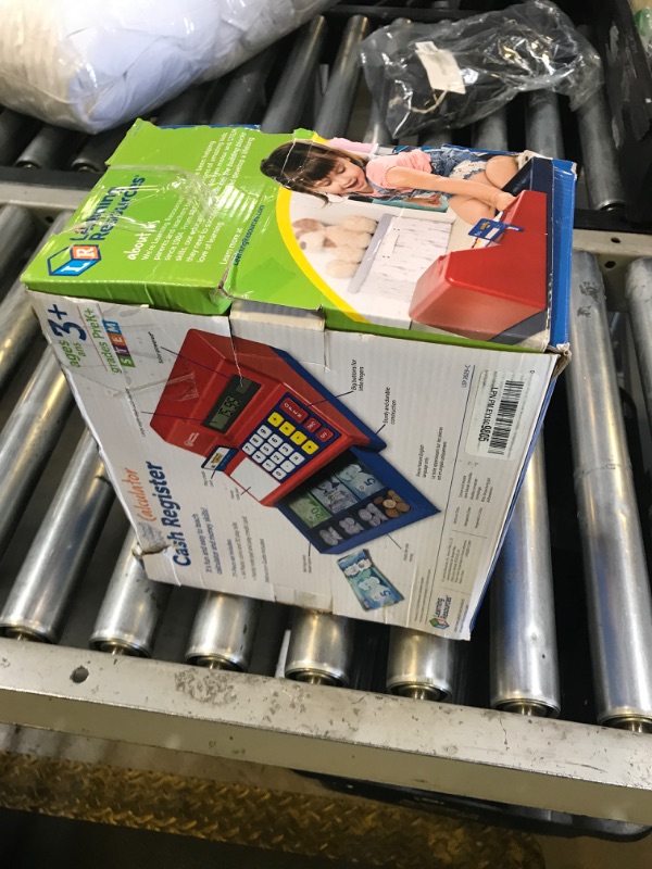 Photo 1 of Learning Resources Pretend & Play Calculator Cash Register with Canadian Currency, Classic Counting Toy, Kids Cash Register, 73 Pieces, Ages 3+