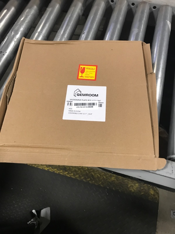 Photo 1 of 12.75" Microwave Plate Replacement for WB49X10129 GE Microwave Glass Plate, LG 3390W1A027A and Kenmore Microwave Glass Plate 1B71961H Compatible With WP8172138 12 3/4 inch Whirlpool Microwave Plate