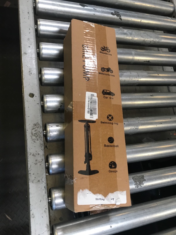 Photo 1 of VIMILOLO Bicycle Pump, Bike Floor Pump with Gauge Inflator for Presta and Schrader Valve Portable Tire Pumps for Ball Bike Pumps