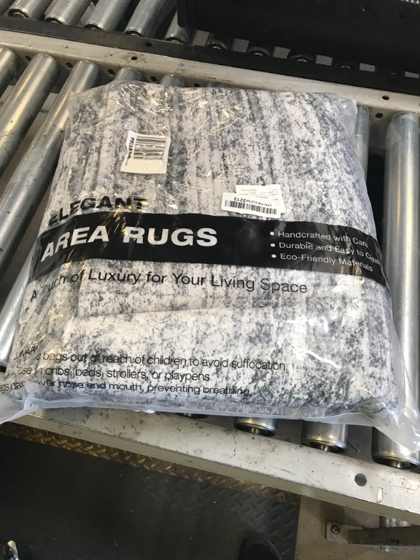 Photo 1 of UERMEI 5x7 Area Rug Living Room Rugs - Washable Neutral Modern Abstract Soft Thin Rug Indoor Floor No Slip Rug Carpet for Bedroom Under Dining Table Home Office Decor - Light Gray