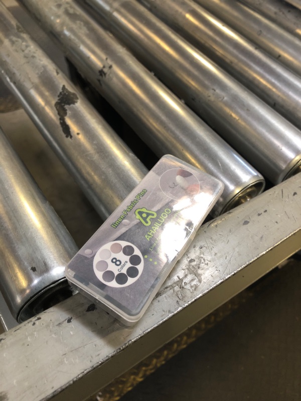 Photo 1 of 12 Colors Fabric Covered Button Twist Pins Dust Ruffle Pins- for Sofa?Upholstery?Armchair Caddies, Armrest Covers,Bed Skirts, Slipcovers, Headliners (Rice White, 12)