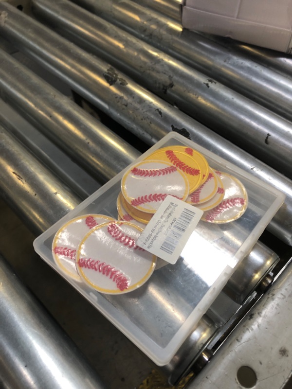 Photo 1 of Hunnmingre 72 Pcs Softball Iron on Patches Embroidered Softball Patches Iron on Hat 36 Style Sport Ball Appliques for Hat Cap Clothes Jackets Jeans Dress Backpack Sew on DIY Accessories
