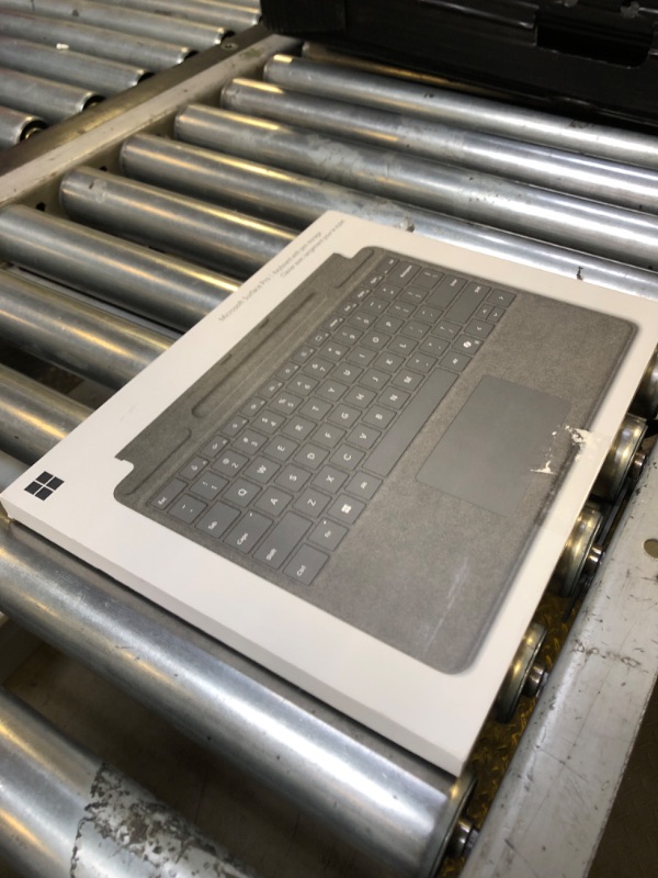 Photo 1 of Microsoft Surface Pro Keyboard for Surface Pro Copilot+ (11th Edition), Pro 9 and 8 with Pen Storage, Alcantara Material, Platinum