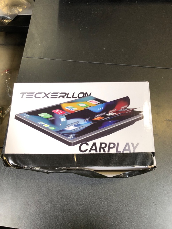 Photo 1 of TECXERLLON 9'' HD Portable Carplay Screen for Car with 4K Dash Cam & 1080P Backup Camera DVR, Car Audio Receivers with Carplay & Android Auto Touch Screen, GPS Navigation, Mirror Link, Voice Control