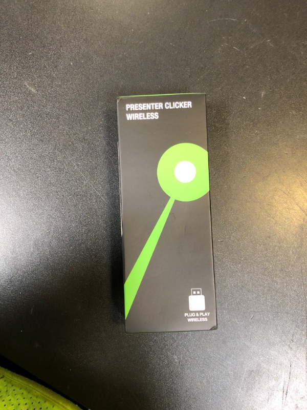 Photo 1 of Presentation Clicker Mouse Control with Green Light for PowerPoint Presentations, Wireless Presenter Remote Control Slide Clicker for Classroom Office