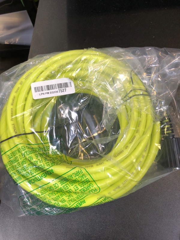 Photo 1 of M MINGLE Pressure Washer Hose 50 FT x 1/4" - Replacement Power Wash Hose with Quick Connect Kits - High Pressure Hose with M22 14mm Fittings - 3600PSI