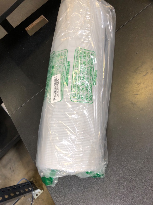 Photo 1 of TURBRO Polypropylene Portable Air Conditioner Universal Exhaust Hose - 5 Inch Diameter, 78 Inch Length, Clockwise Thread