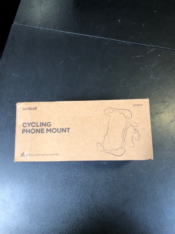 Photo 1 of Lamicall Motorcycle Phone Mount Holder - [Dual Vibration Dampener] [Upgrade Handlebar Clip] Motorcycle Cell Phone Holder, Bike Phone Mount, Fit iPhone 16/15/14/13 Pro Max, 4.7-6.7" Phones, Black